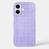 paarse gingham Case-Mate iPhone case (Achterkant)