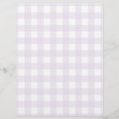 Paarse Gingham Hoe Oud Waren Moeder en Vader Foto  Flyer (Achterkant)