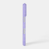paarse gingham iPhone 16 hoesje (Rechterkant)