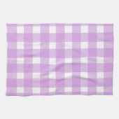 Paarse Gingham Keukenhanddoek (Horizontaal)