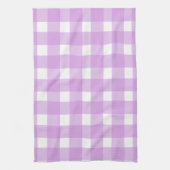 Paarse Gingham Keukenhanddoek (Verticaal)