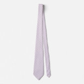 Paarse Gingham Stropdas (Voorkant)