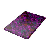 Paarse Ginkgo Grunge Bath Mat (Gekanteld)