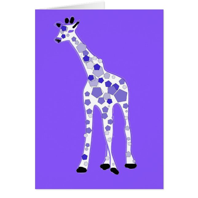 PAARSE Giraffe (Voorkant)