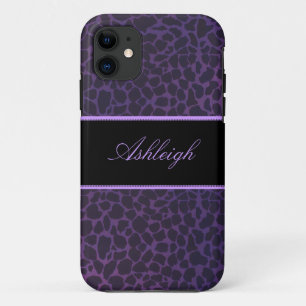 Paarse Giraffe Casemate ID iPhone 5s Gevallen 11 Hoesje