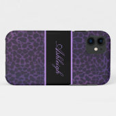 Paarse Giraffe Casemate ID iPhone 5s Gevallen Case-Mate iPhone Case (Achterkant (horizontaal))