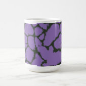 Paarse Giraffe Fur Pattern Koffiemok (Center)