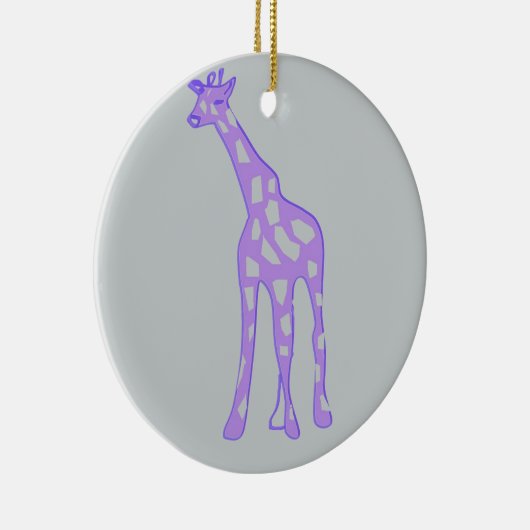 PAARSE Giraffe Keramisch Ornament (Rechts)