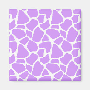 Paarse Giraffe Patroon Magneet
