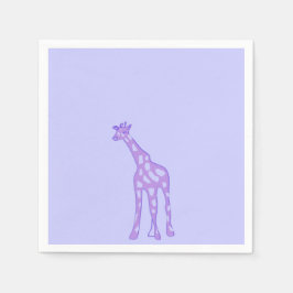 paarse giraffe servet