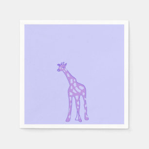 paarse giraffe servet
