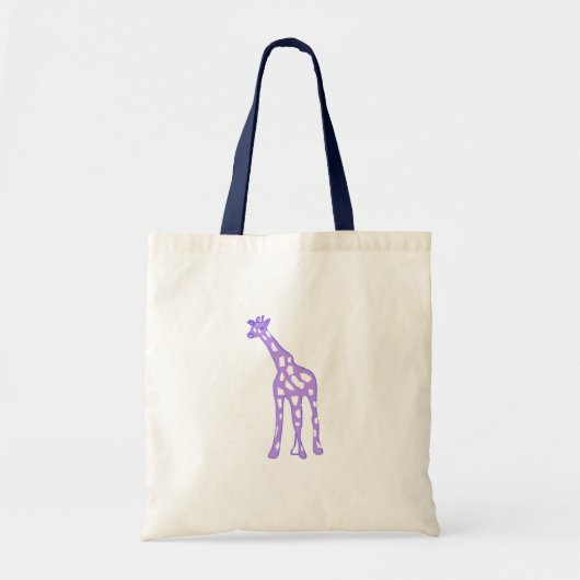 PAARSE GIRAFFE TOTE BAG (Voorkant)