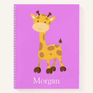 Paarse Giraffes Notitieboek