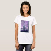 Paarse Giraffes T-shirt (Voorkant volledig)
