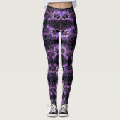 Paarse gitaar Leggings (Voorkant)