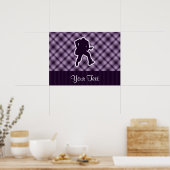 Paarse gitarist poster (Keuken)