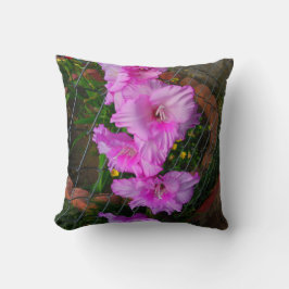 Paarse Gladiolus Bloem Kussen