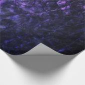 Paarse Glam Abstract Verjaardagsfeestje Cadeaupapier (Hoek)