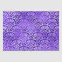 Paarse Glam Damast Elegant Bloemendesign