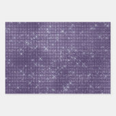 Paarse Glam Dierenprint Inpakpapier Vel (Voorkant 2)