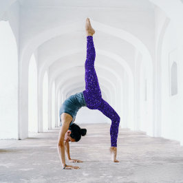 Paarse Glam Legging