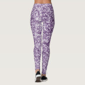 Paarse Glam Leggings (Achterkant)