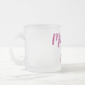 Paarse glam Lips Matglas Koffiemok (Links)