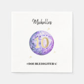 Paarse glans in mijn dubbelcijferige tijdperk 10e servet (Voorkant)