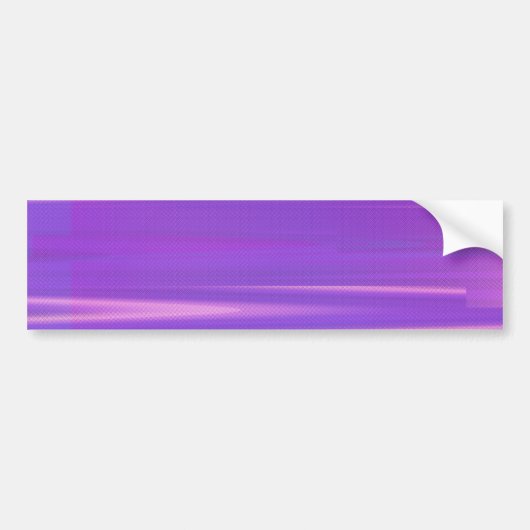Paarse glans Kunstdamp, esthetisch horizontaal Bumpersticker (Voorkant)