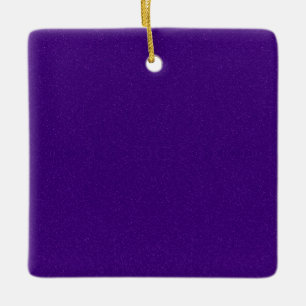 Paarse Glans Vierkante Ornament – Aanpasbaar