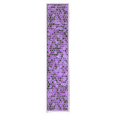 Paarse glas-in-lood tafelloper medium (Voorkant)
