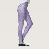 Paarse glasvormgeving leggings (Rechts)
