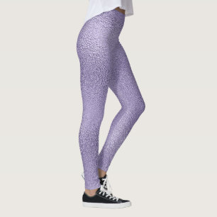 Paarse glasvormgeving leggings