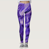 Paarse Glaze Leggings (Voorkant)