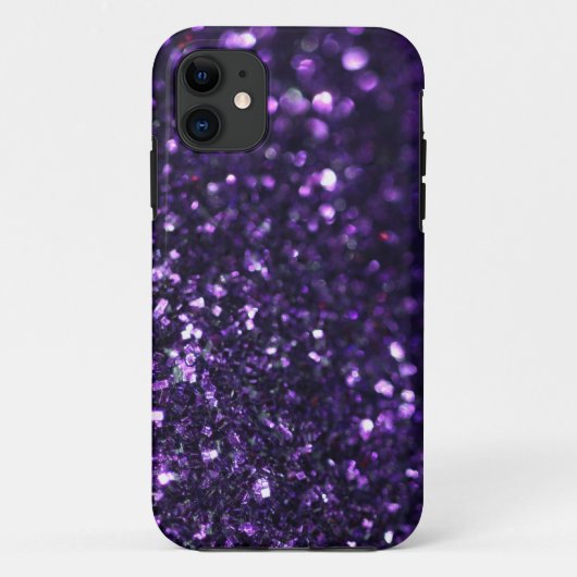 Paarse Glimmer Case-Mate iPhone Case (Achterkant)