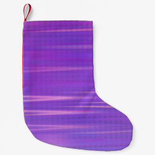 Paarse Glitch Art Vaporwave Esthetiek Horizontaal Kleine Kerstsok