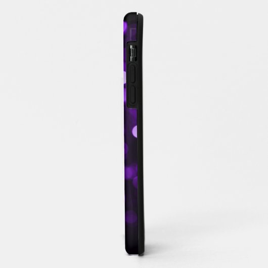 Paarse glitlichten Case-Mate iPhone case (Achterkant/links)