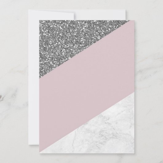 Paarse Glitter 2023 Afstuderen Kaart (Achterkant)