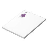  Paarse Glitter Angel Notitieblok (Linkerzijde)