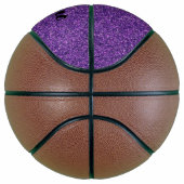 Paarse Glitter Basketball Mini Basketbal (Rechts)