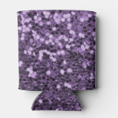 Paarse Glitter Blikje Koeler (Achterkant)