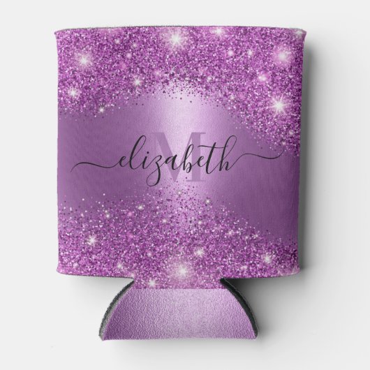 Paarse Glitter Blikjeskoeler (Voorkant)