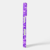 Paarse glitter bling Case-Mate iPhone case (Achterkant / Rechts)
