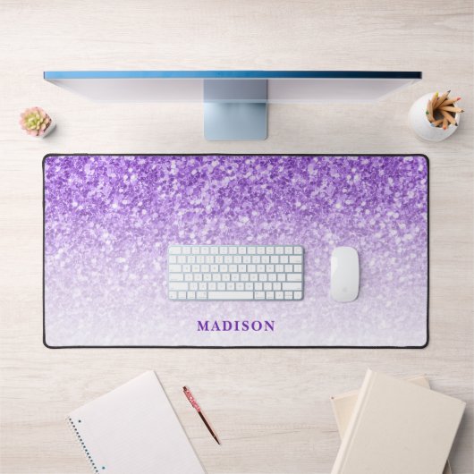 Paarse glitter bureaumat (Kantoor 1)