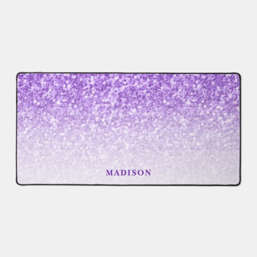 Paarse glitter bureaumat (Voorkant)