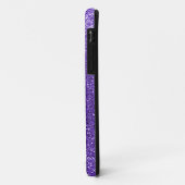 Paarse glitter Case-Mate iPhone case (Achterkant/links)