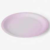 Paarse Glitter Confetti Faux Folie Papieren Bordje (Gekanteld)