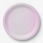 Paarse Glitter Confetti Faux Folie Papieren Bordje (Voorkant)