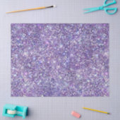 Paarse glitter Confetti Sparkle Tissuepapier (Craft)