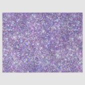 Paarse glitter Confetti Sparkle Tissuepapier (Voorkant)